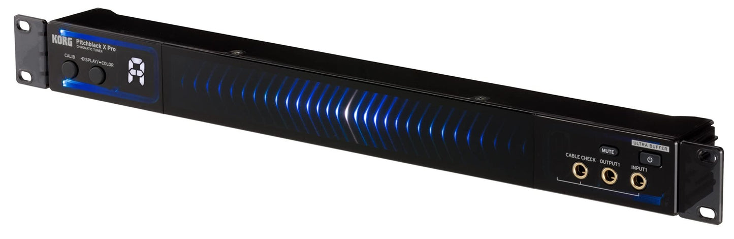 Korg Pitchblack X Pro Chromatic Rack - Mount Tuner (PBXPRO) - electronicsexpo.com - Guitar Pedals & Effects