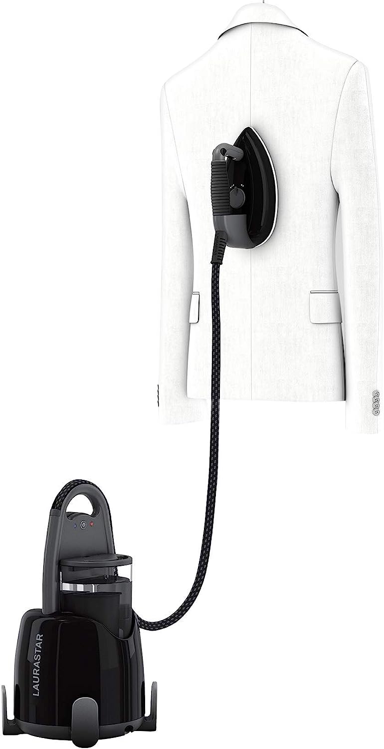 Laurastar Lift Plus Steam Iron: Swiss Engineered 3 - in - 1 Steam Generator Black (Open Box) - electronicsexpo.com - Irons + Steamers