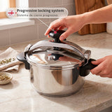 Magefesa Star 8.4-Quart Stainless Steel Pressure Cooker - electronicsexpo.com-Pressure Cookers