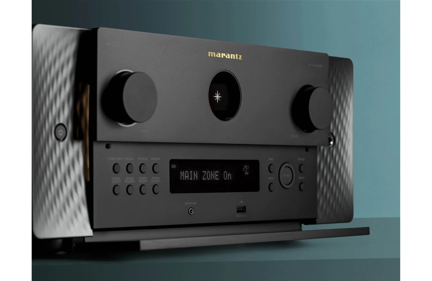 Marantz AV 30 Home Theater Preamp/Processor with 11.4-Channel Processing, Dolby Atmos, Apple AirPlay 2, Bluetooth, and Powered by HEOS Streaming - electronicsexpo.com-Amplifiers / Pre-Amps