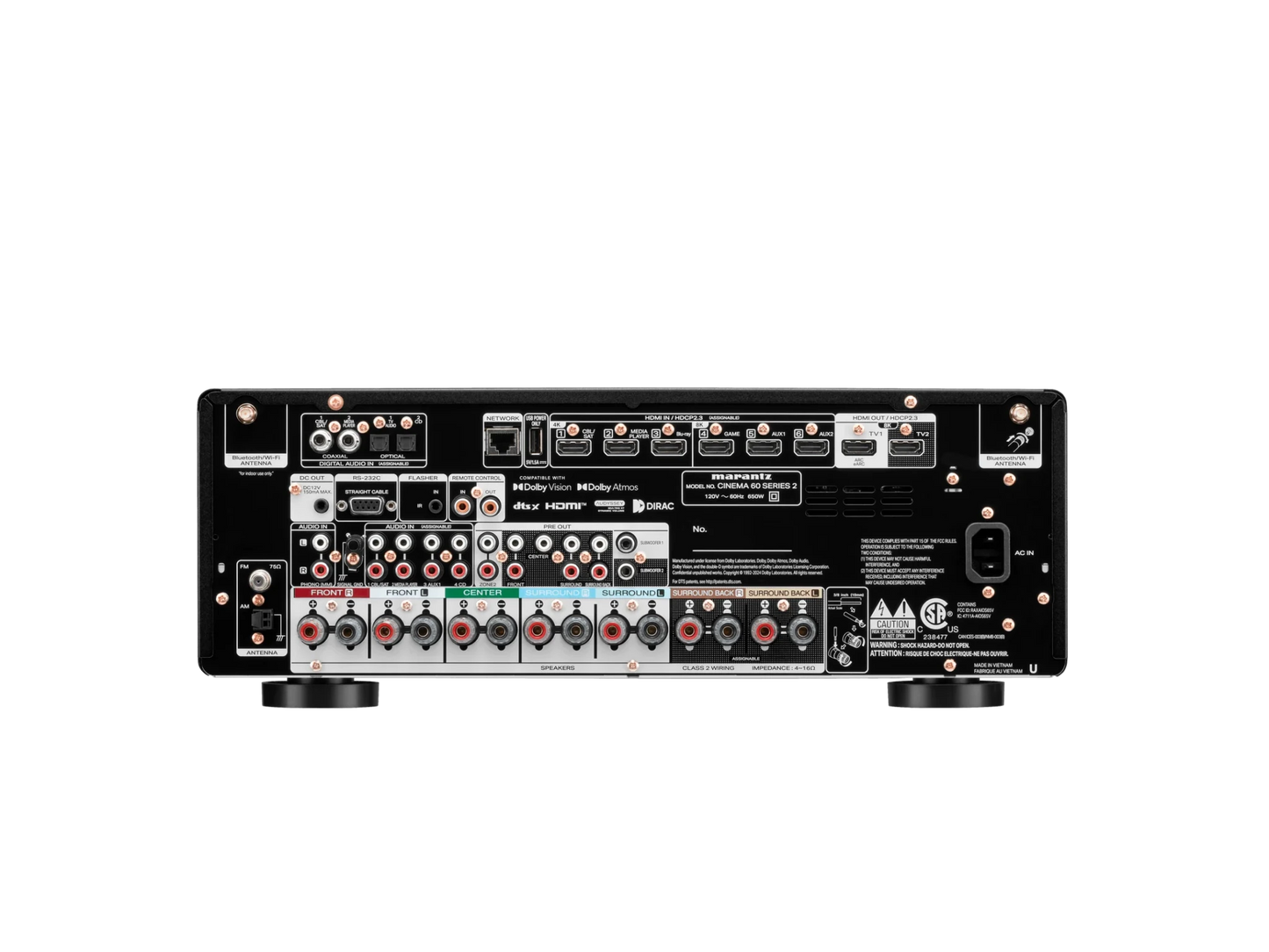 Marantz Cinema 60 S2 7.2-Channel 8K Home Theater Receiver - electronicsexpo.com-Home Theater Receivers