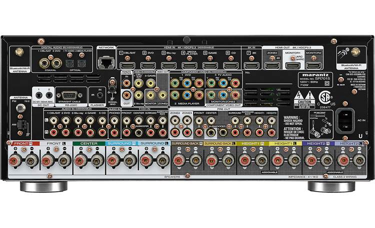 Marantz SR7015 9.2 - Channel 8K Ultra HD AV Receiver (Certified Refurbished) - electronicsexpo.com - Home Theater Receivers