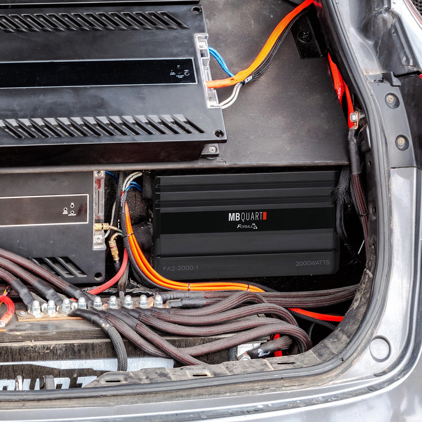MB Quart Formula 2,000 Watt 1 Ohm Stable Mono Full Range Class Q1 Car Audio Mobile Amplifier - electronicsexpo.com - Car Amplifiers + Equalizers