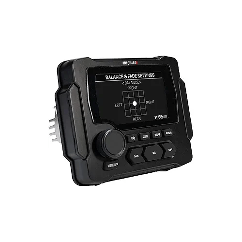 MB Quart GMR - LED Source Unit, Bluetooth, USB, Marine Grade, Waterproof, Media Player - electronicsexpo.com - Marine Receivers