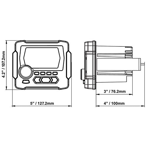 MB Quart GMR - LED Source Unit, Bluetooth, USB, Marine Grade, Waterproof, Media Player - electronicsexpo.com - Marine Receivers