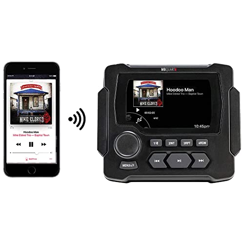 MB Quart GMR - LED Source Unit, Bluetooth, USB, Marine Grade, Waterproof, Media Player - electronicsexpo.com - Marine Receivers