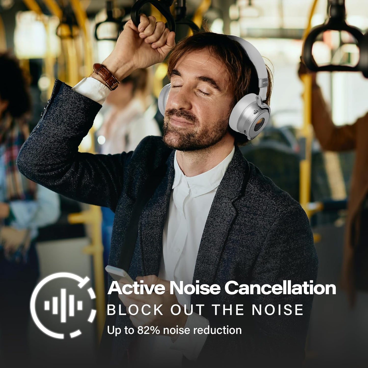 Meters OV - 1 - B - C Over - Ear Wireless Headphones with Active Noise Cancellation - electronicsexpo.com - Headphones