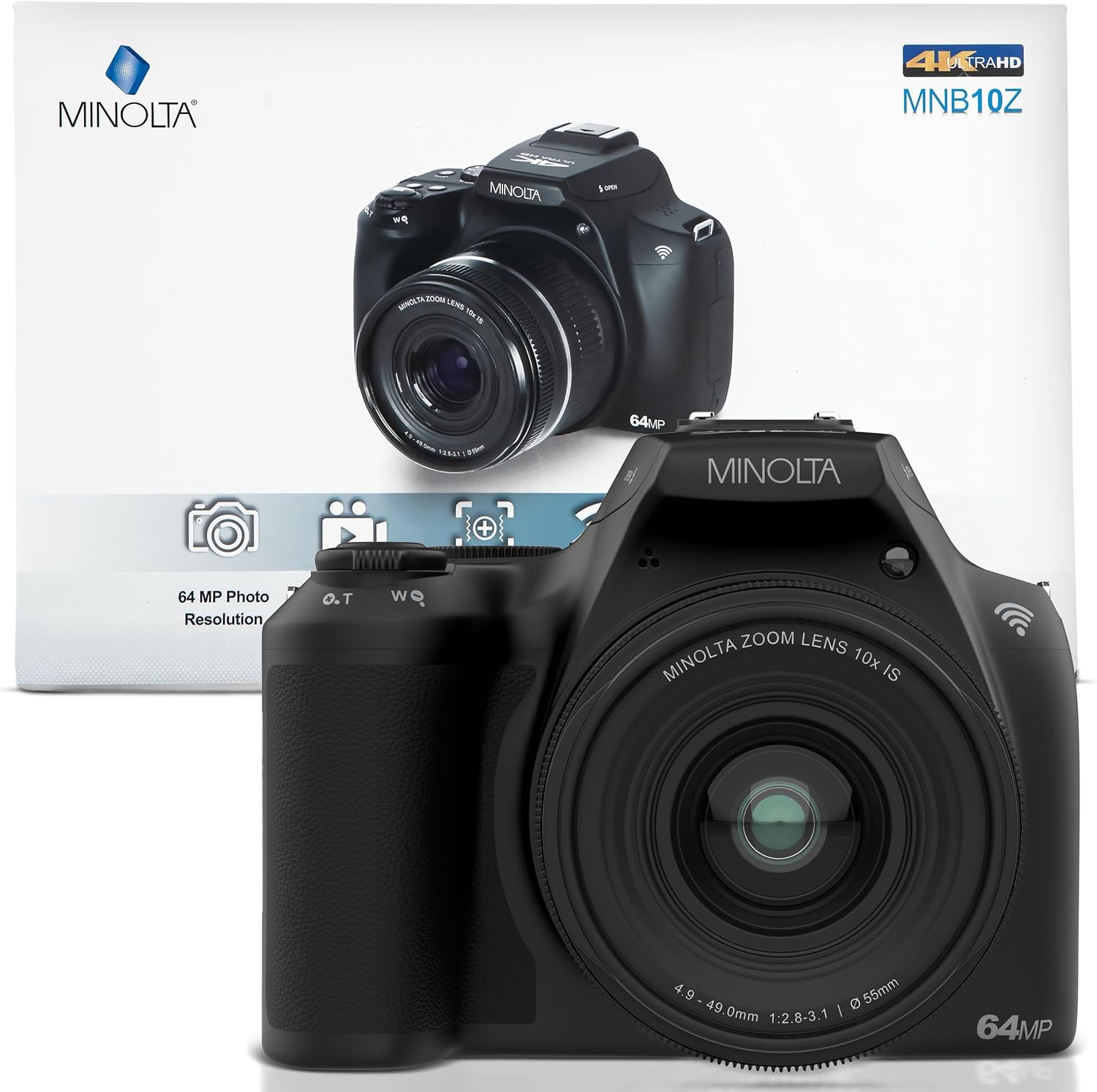 Minolta 64 Mega Pixels Auto Focus Digital Camera with 10x Optical Zoom