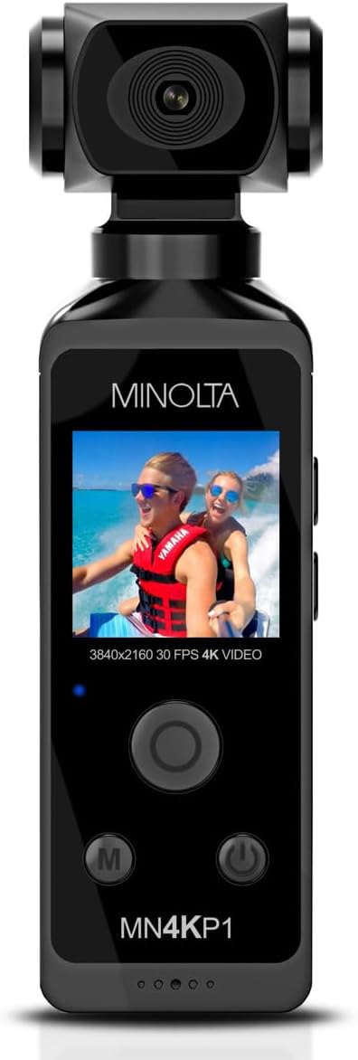 Minolta MN4KP1 4K Ultra HD Wi - Fi Enabled Pocket Camcorder - electronicsexpo.com - Cameras