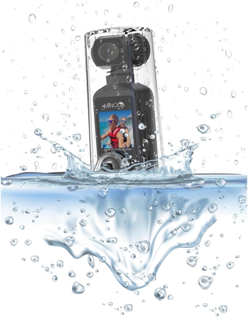 Minolta MN4KP1 4K Ultra HD Wi - Fi Enabled Pocket Camcorder - electronicsexpo.com - Cameras