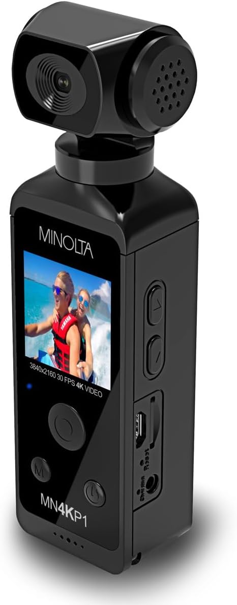 Minolta MN4KP1 4K Ultra HD Wi - Fi Enabled Pocket Camcorder - electronicsexpo.com - Cameras