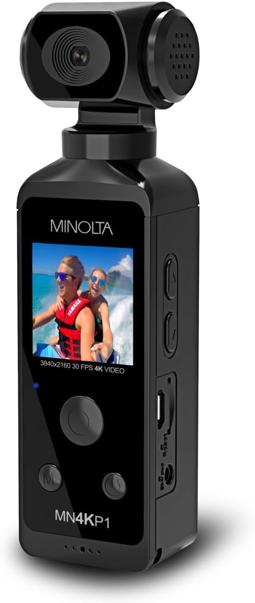 Minolta MN4KP1 4K Ultra HD Wi - Fi Enabled Pocket Camcorder - electronicsexpo.com - Cameras