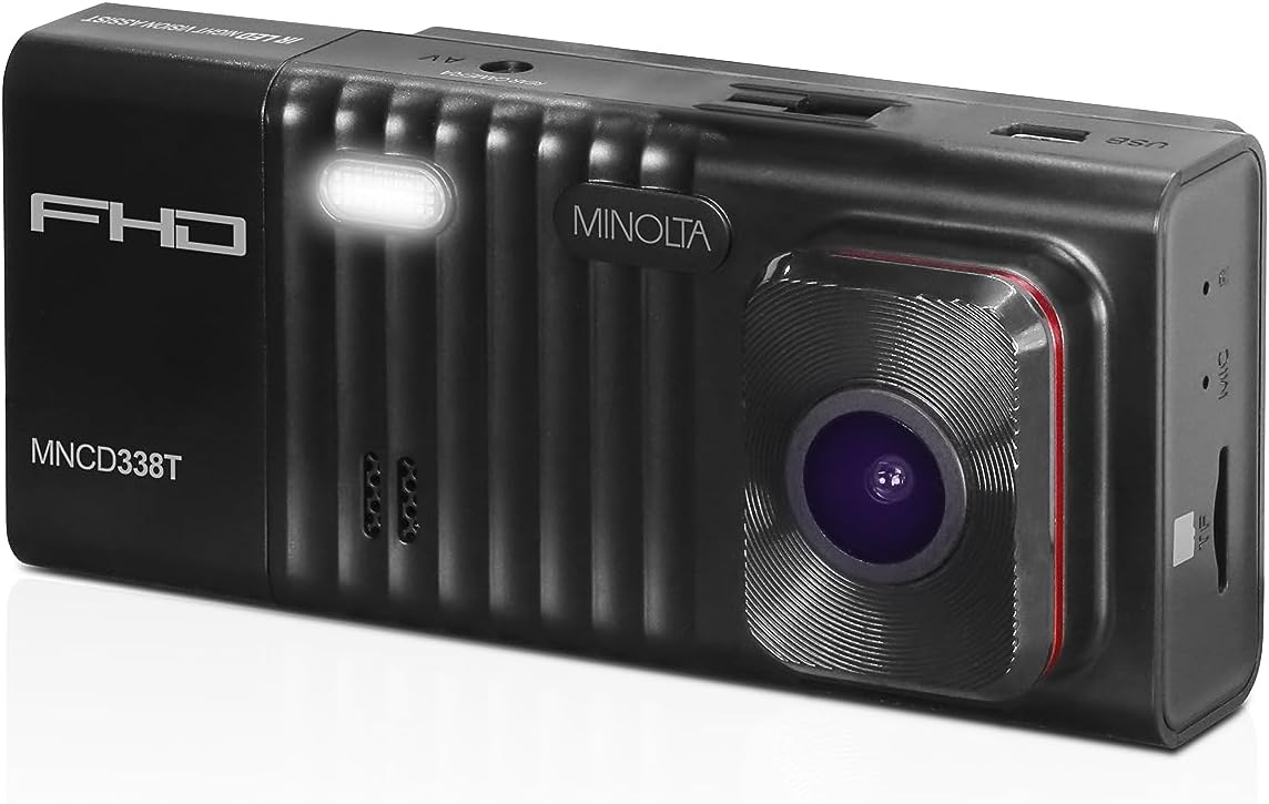 Minolta MNCD338T 3 - Channel 1080P Dash Camera with 3.0" LCD Rear Camera - electronicsexpo.com - Dash Camera