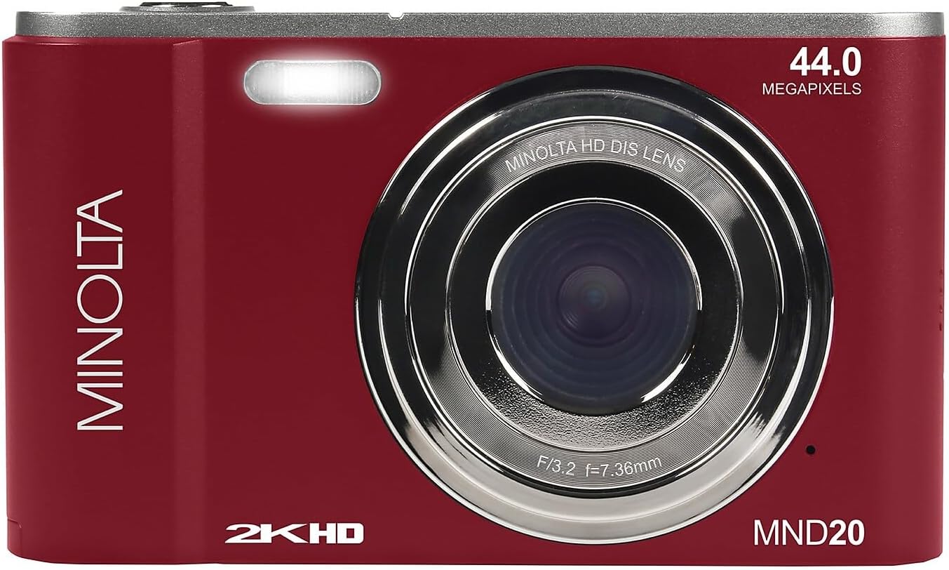 Minolta MND20 44 MP / 2.7K Ultra HD Digital Camera - electronicsexpo.com - Cameras