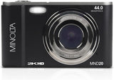 Minolta MND20 44 MP / 2.7K Ultra HD Digital Camera - electronicsexpo.com - Cameras