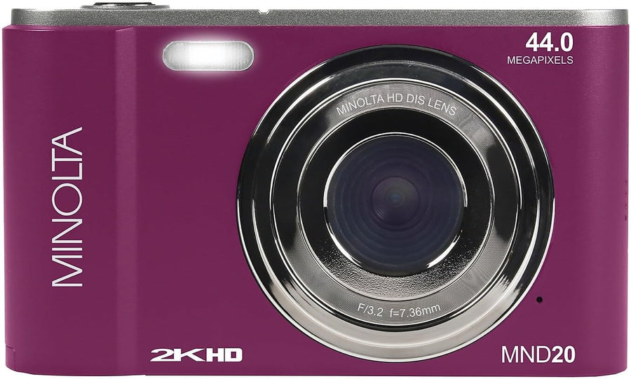 Minolta MND20 44 MP / 2.7K Ultra HD Digital Camera - electronicsexpo.com - Cameras