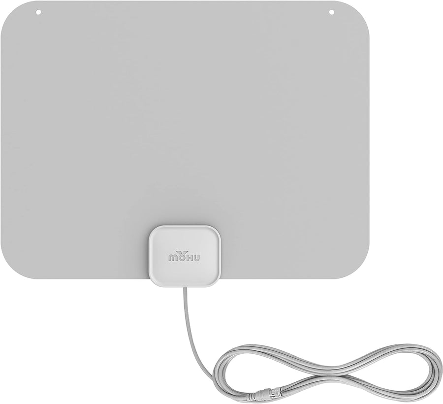 Mohu Leaf Ultra - Thin Indoor TV Antenna, UHF VHF, 40 - Mile Range, Multi - Directional, 4K UHD, NEXTGEN TV (12ft Cable) - electronicsexpo.com - TV Antennas