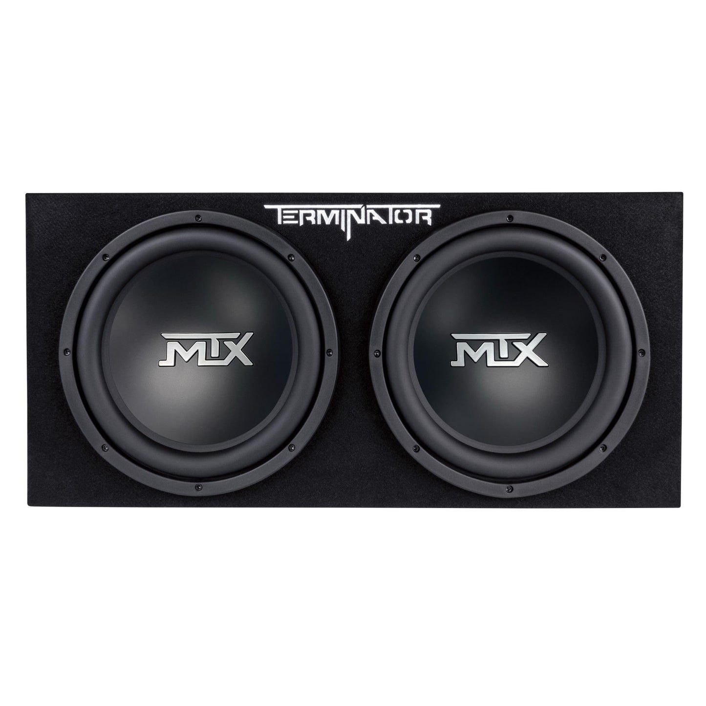 MTX Dual 12" Subwoofers with Loaded Enclosure, 1200W Max Power, 400W RMS, Terminator - electronicsexpo.com - Car Subwoofers