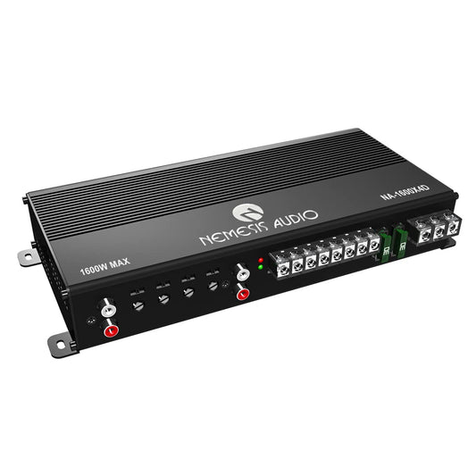 Nemesis Audio NA - 1600X4D 1600 W Max Power 4 - Channel Car Stereo Amplifier - electronicsexpo.com - Car Amplifiers + Equalizers