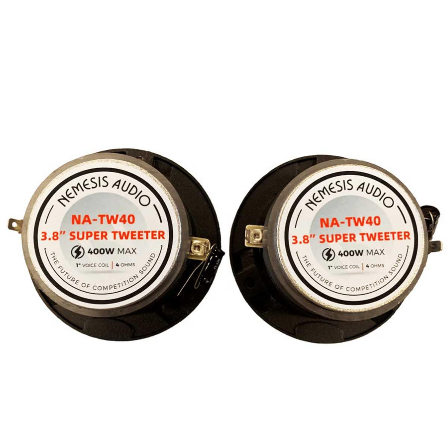 Nemesis Audio NA - TW40 400 Watts Max 4 - Ohms Stereo Car Audio Tweeters (Pair) - electronicsexpo.com - Car Speakers