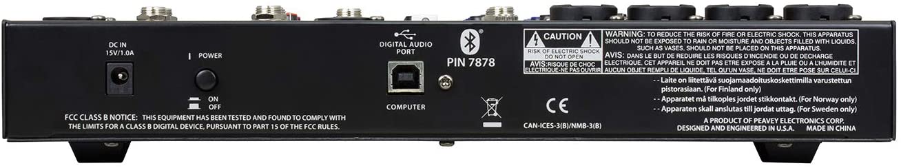 Peavey PV 10 BT Mixing Console with Bluetooth - electronicsexpo.com-Pro Mixers