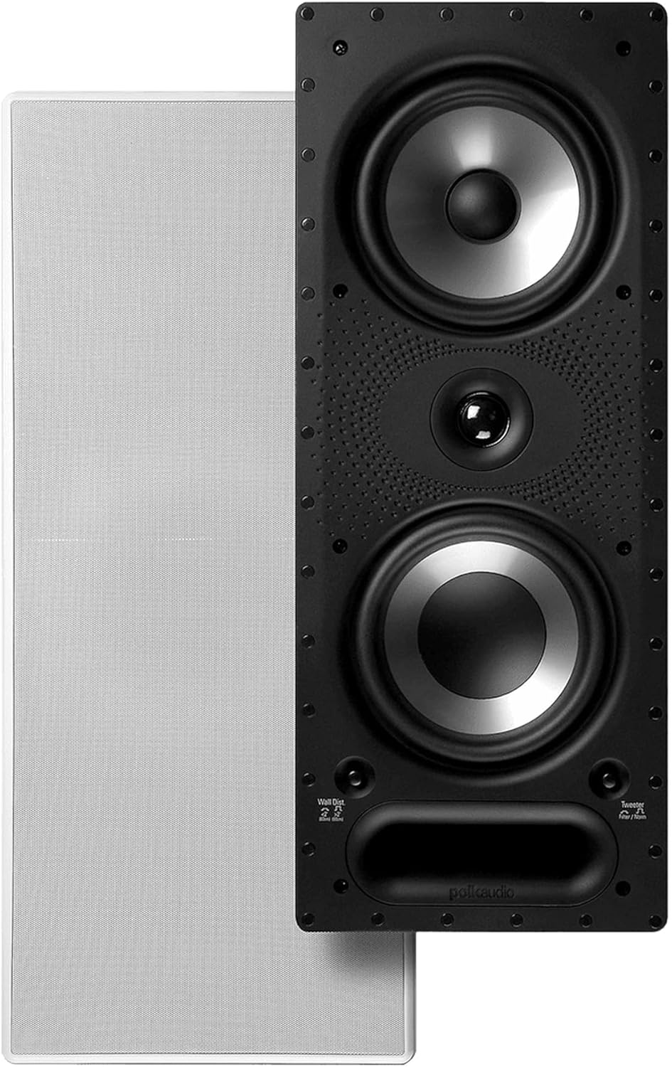 Polk Audio 265 - RT 3 - Way In - Wall Speakers with Polk Audio 255C - RT In - Wall Center Channel Speaker (5 Speaker Bundle) - electronicsexpo.com - In Ceiling In Wall Speakers