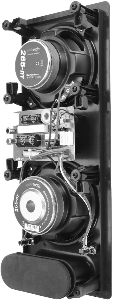 Polk Audio 265 - RT 3 - Way In - Wall Speakers with Polk Audio 255C - RT In - Wall Center Channel Speaker (5 Speaker Bundle) - electronicsexpo.com - In Ceiling In Wall Speakers