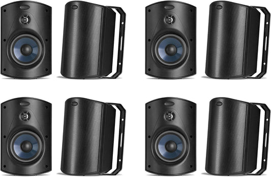 Polk Audio Atrium 5 Indoor Outdoor Speakers (8 Speaker Bundle) - electronicsexpo.com - Outdoor Speakers