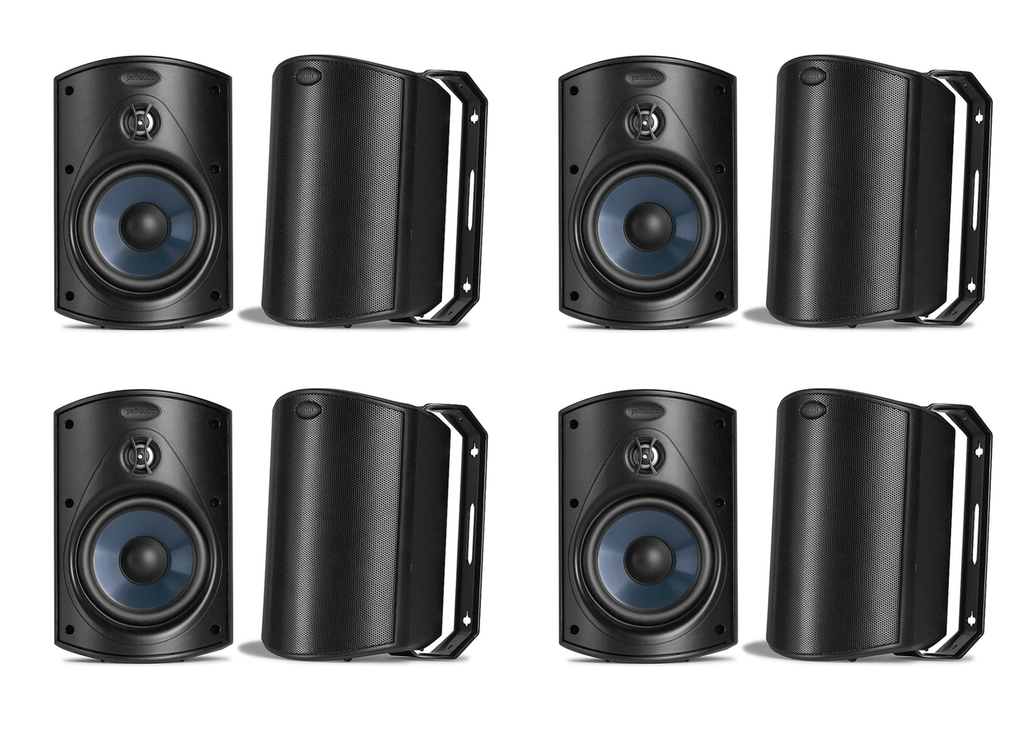 Polk Audio Atrium4 All - Weather Indoor/Outdoor Speakers (8 Speaker Bundle) - electronicsexpo.com - Outdoor Speakers