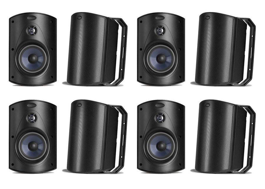 Polk Audio Atrium6 All - weather Indoor/Outdoor Speakers (8 Speaker Bundle) - electronicsexpo.com - Outdoor Speakers