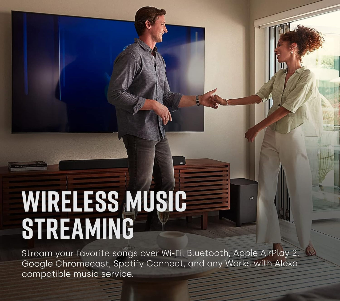 Polk Audio MagniFi Max AX 5.1.2 Channel Sound Bar with 10" Wireless Subwoofer (2022 Model) - electronicsexpo.com - Soundbars