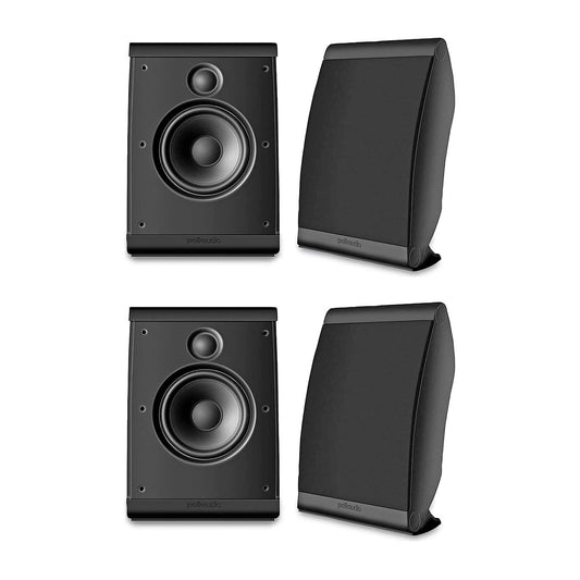 Polk Audio OWM3 Wall and Bookshelf Speakers (4 Speaker Bundle) - electronicsexpo.com - Bookshelf Speakers