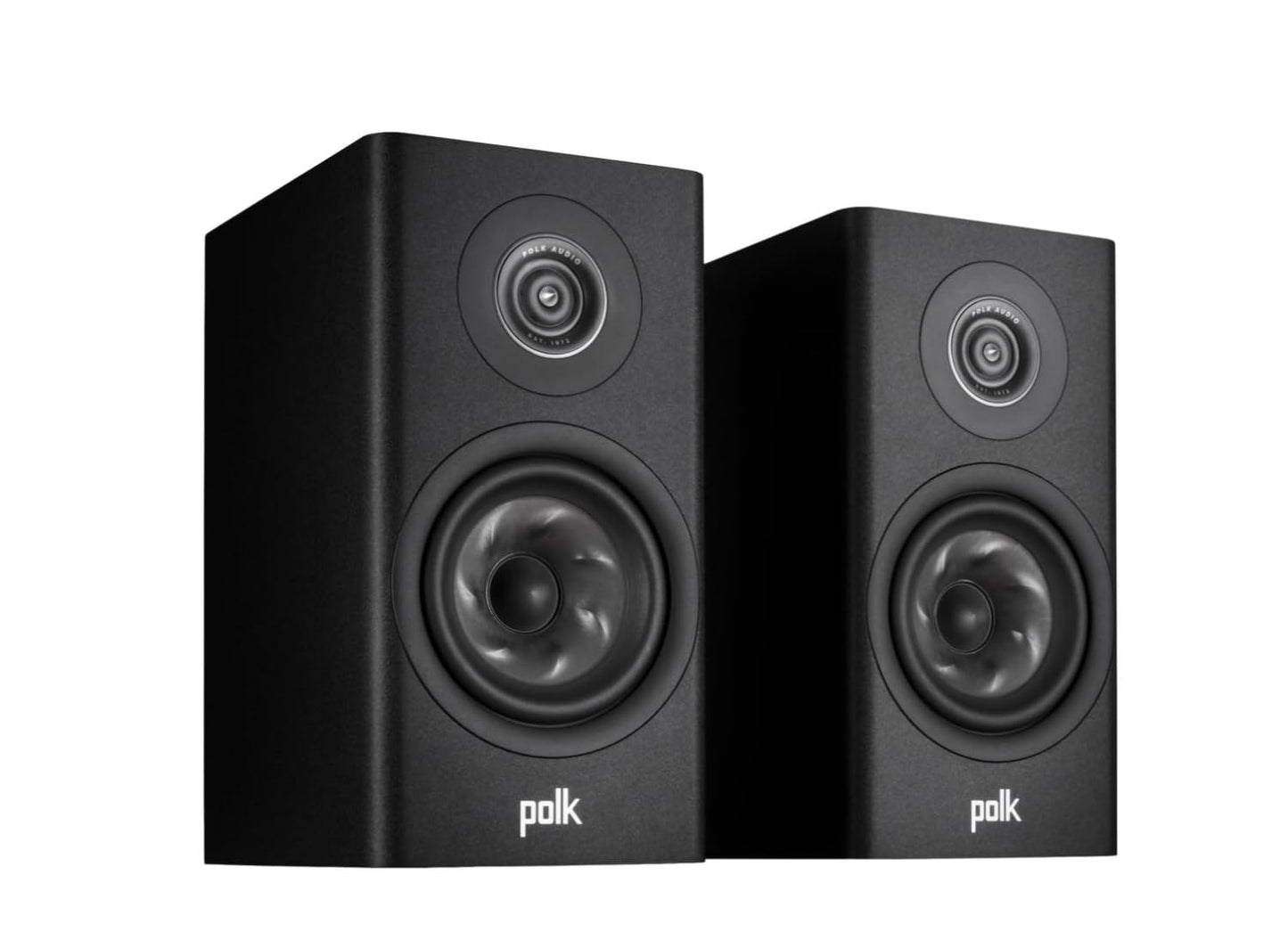 Polk Audio Reserve R200 Large Bookshelf Speaker for Dynamic, Detailed Home Theater Audio, 1" Pinnacle Ring Tweeter & 6.5" Turbine Cone Woofer, Dolby Atmos & IMAX Enhanced, Wall Mountable, Black - electronicsexpo.com - Misc