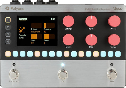 Polyend MESS Multi - Effect Step Sequencer Pedal - electronicsexpo.com - Guitar Pedals & Effects