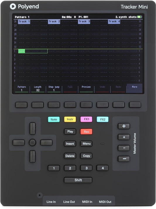 Polyend Tracker Mini Portable Standalone Audio Workstation - electronicsexpo.com - Controllers