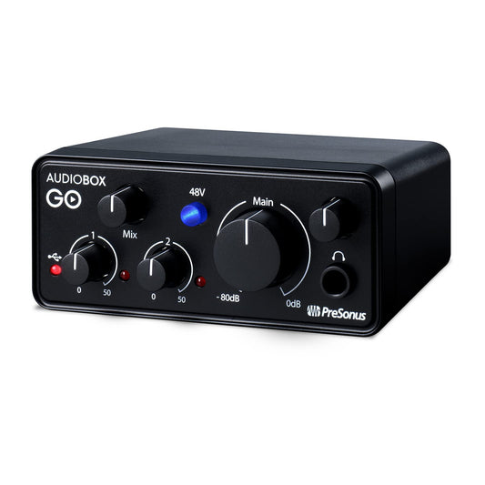PreSonus AudioBox GO | USB - C Audio Interface for Music Production - electronicsexpo.com - Audio Interfaces