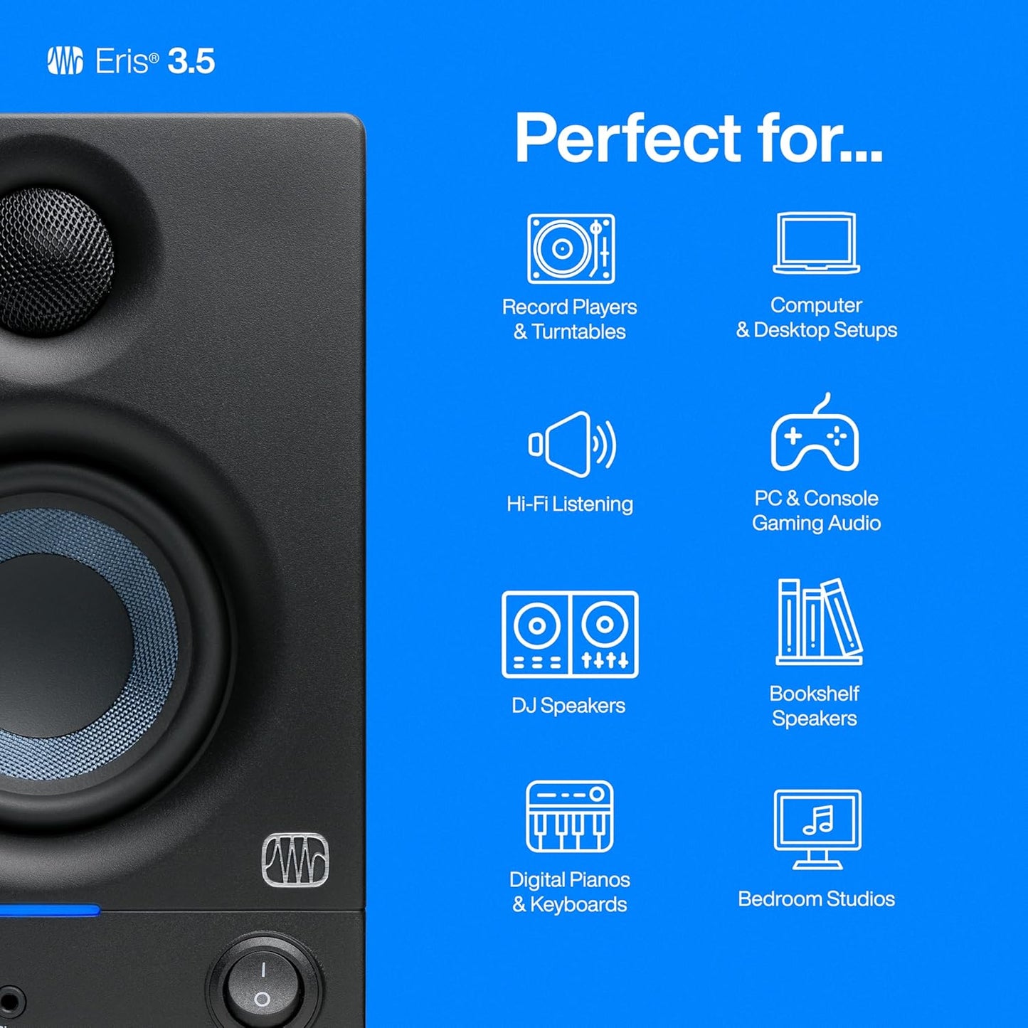 PreSonus Eris 3.5 Studio Monitors (Pair) - electronicsexpo.com - Powered + PA Speakers