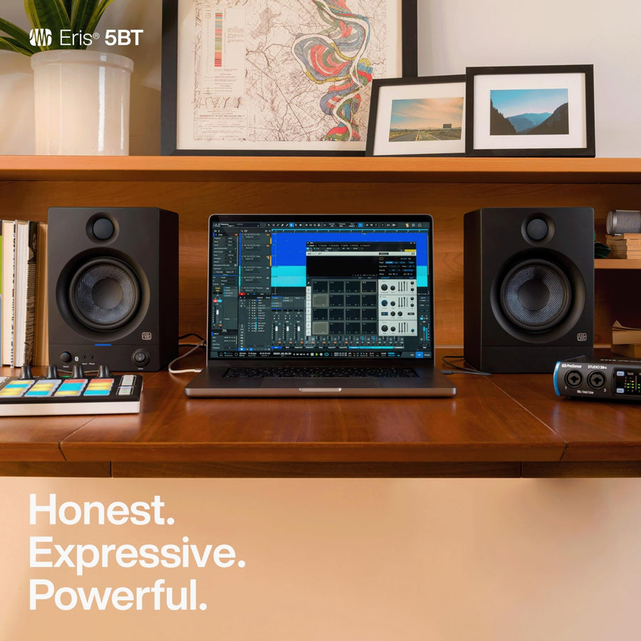 PreSonus Eris 5BT 100W 5.25" Active Media Reference Monitors with Bluetooth (Pair) - electronicsexpo.com - Powered + PA Speakers