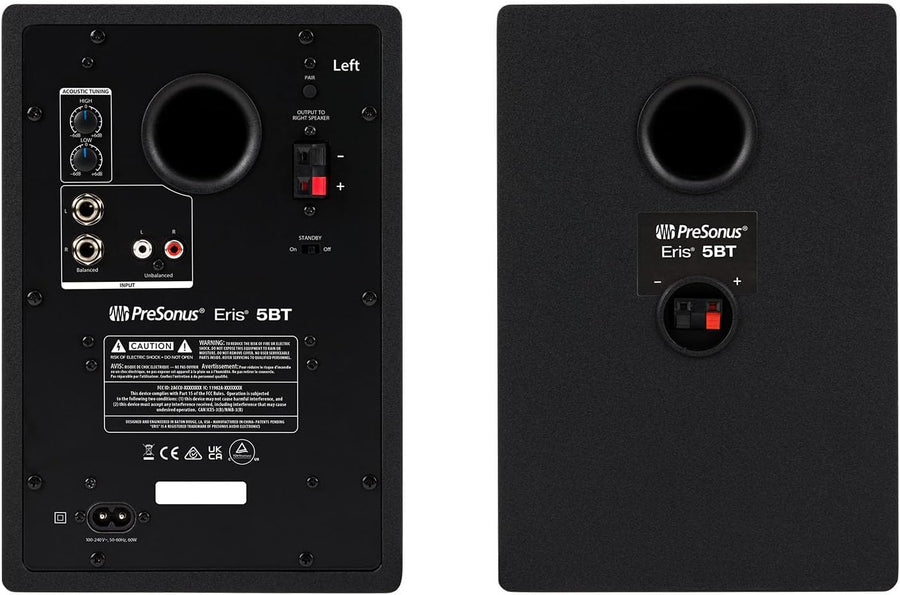 PreSonus Eris 5BT 100W 5.25" Active Media Reference Monitors with Bluetooth (Pair) - electronicsexpo.com - Powered + PA Speakers