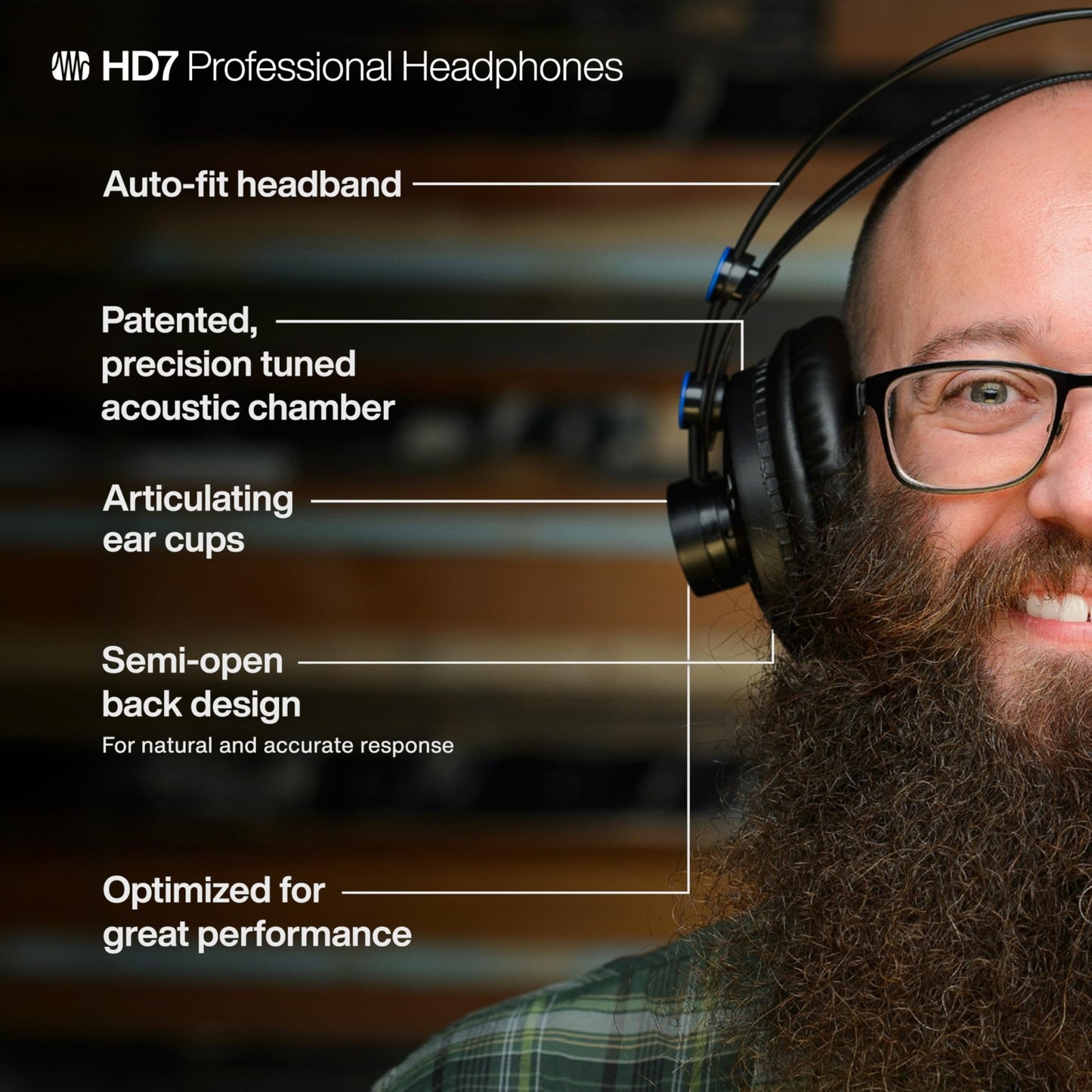 PreSonus HD7 Professional Monitoring Headphones - electronicsexpo.com - Headphones