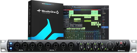 PreSonus Quantum 2626 26x26 Thunderbolt 3 Audio Interface M1 Chip Compatible - electronicsexpo.com - Audio Interfaces