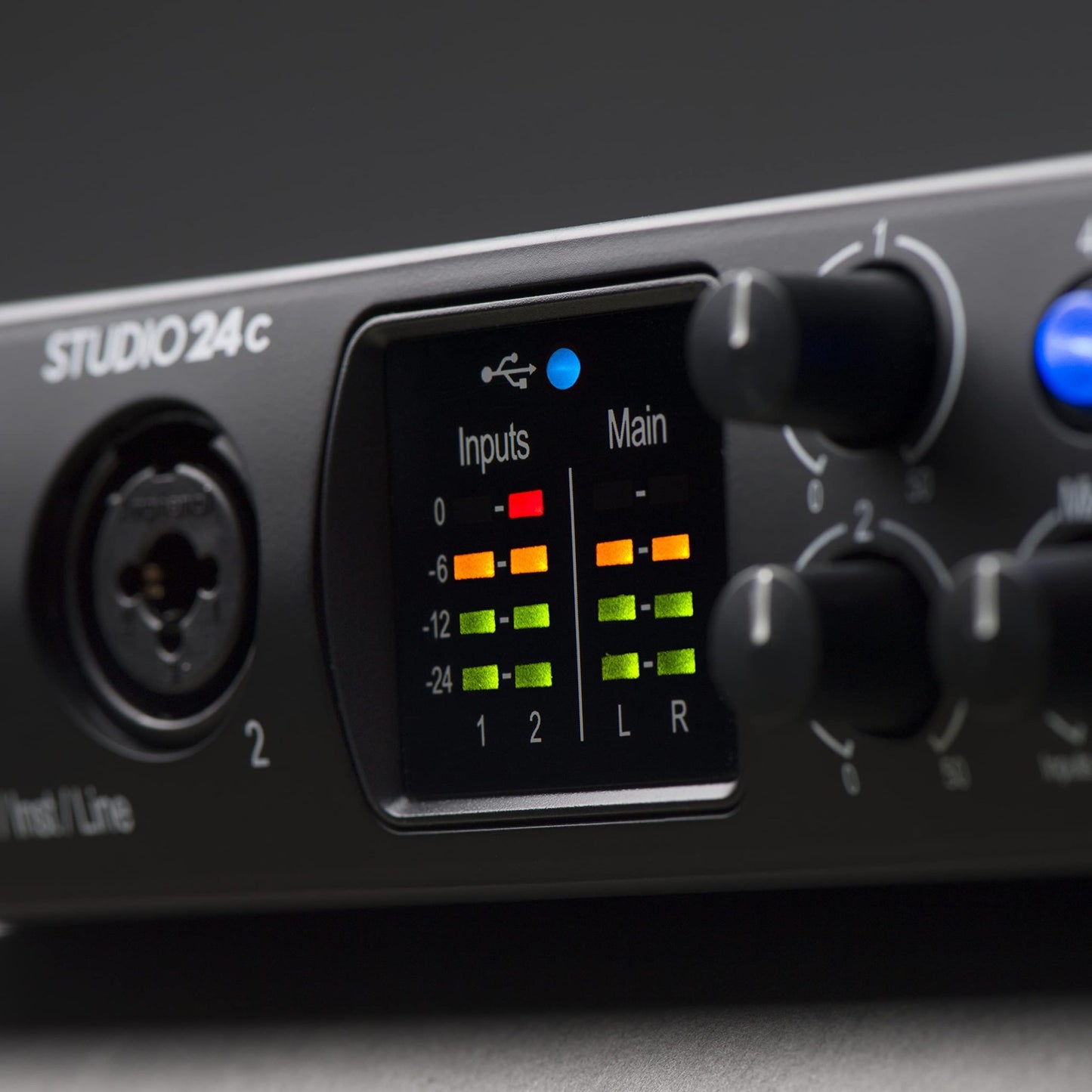 PreSonus Studio 24c 2x2, 192 kHz, USB Audio Interface with Studio One DAW Recording Software - electronicsexpo.com - Audio Interfaces
