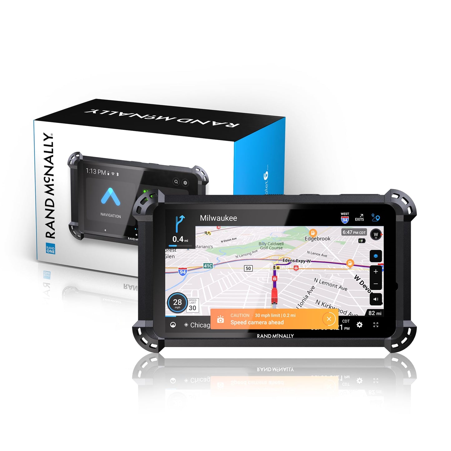 Rand McNally RANDTAB6 6" GPS Truck Navigator with Industry's Best Custom Trucking Routes, Rand Navigation 2.0 with 2025 Maps - electronicsexpo.com - Truck Navigation