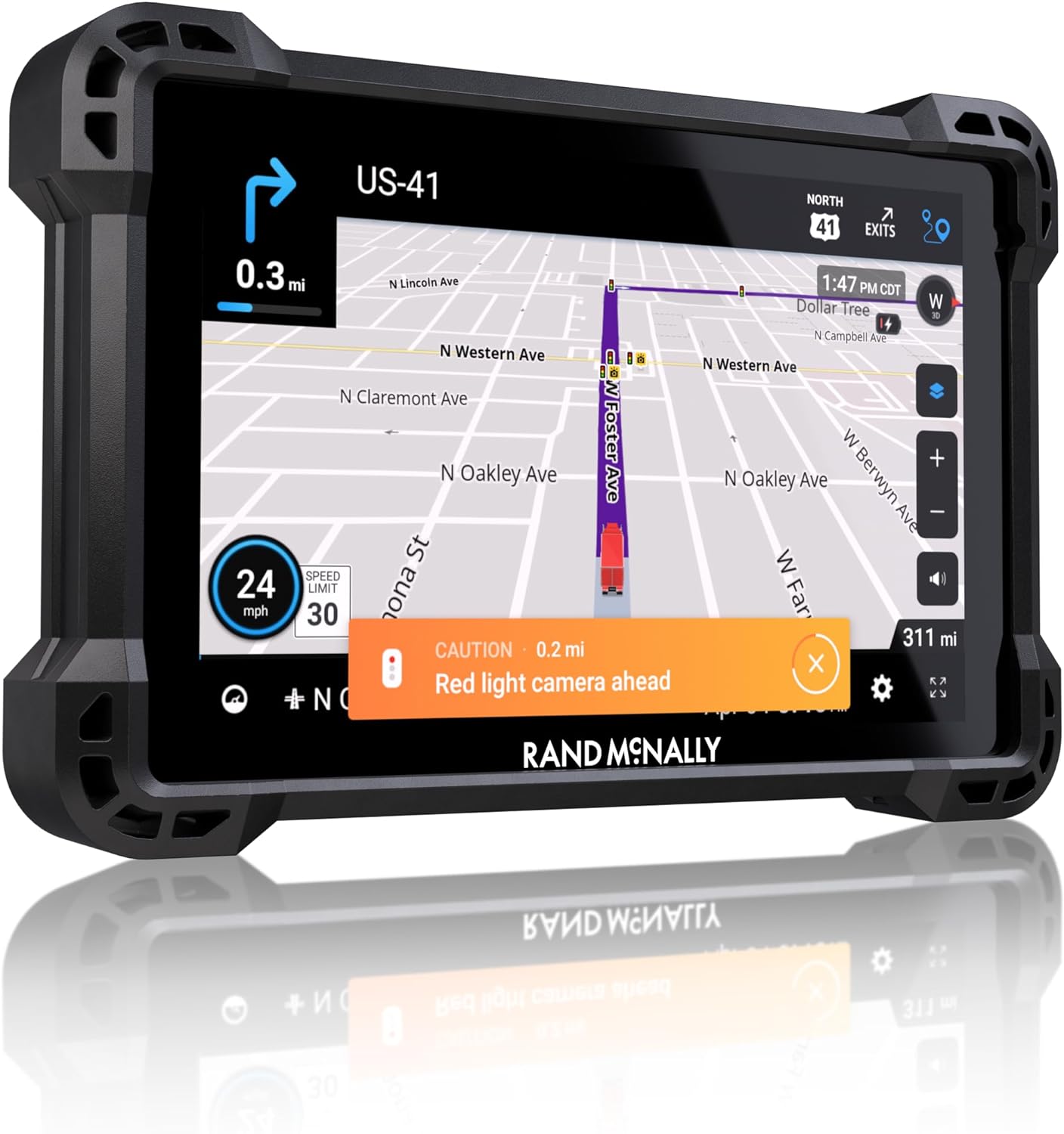 Rand McNally RANDTAB7 7" Rand Tablet Truck GPS with Rand Navigation - electronicsexpo.com - Truck Navigation