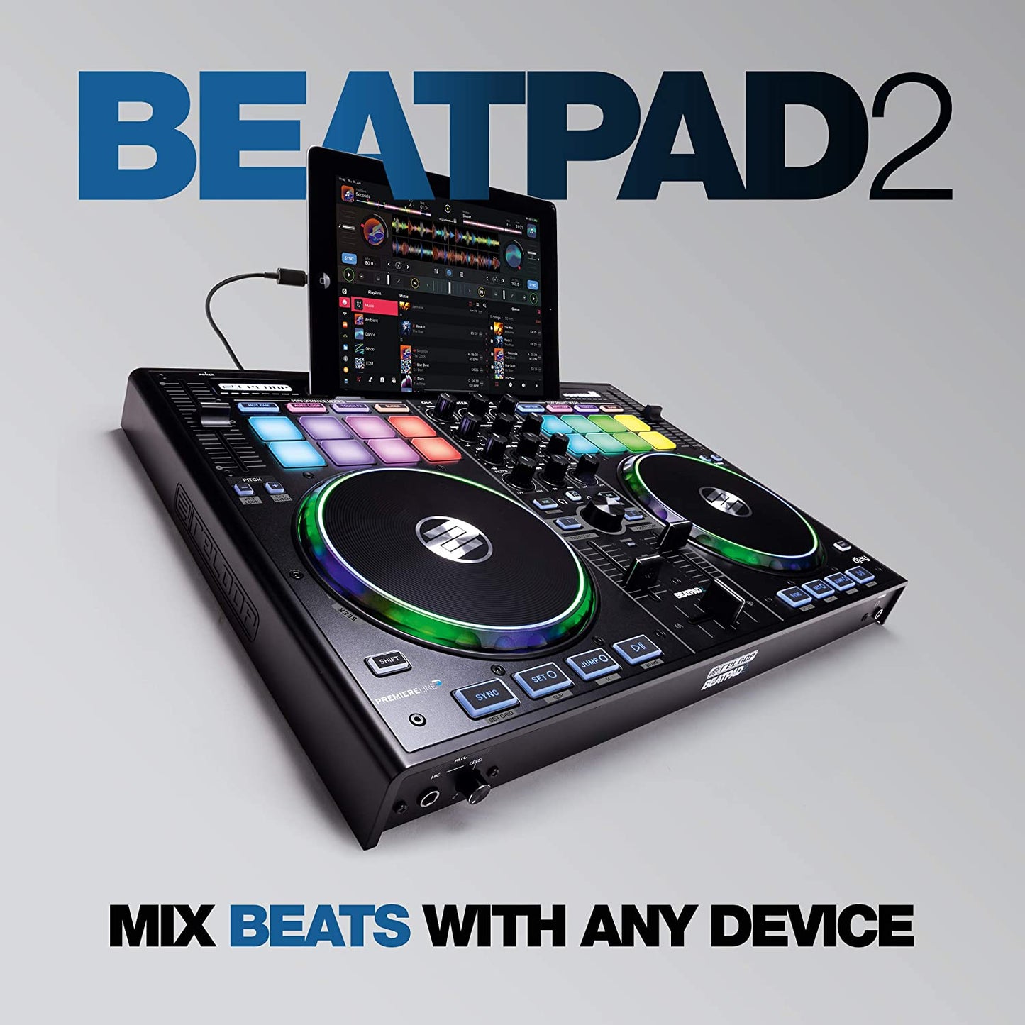 Reloop Beatpad - 2 Cross Platform DJ Controller for iPad, Android & Mac - electronicsexpo.com - Controllers
