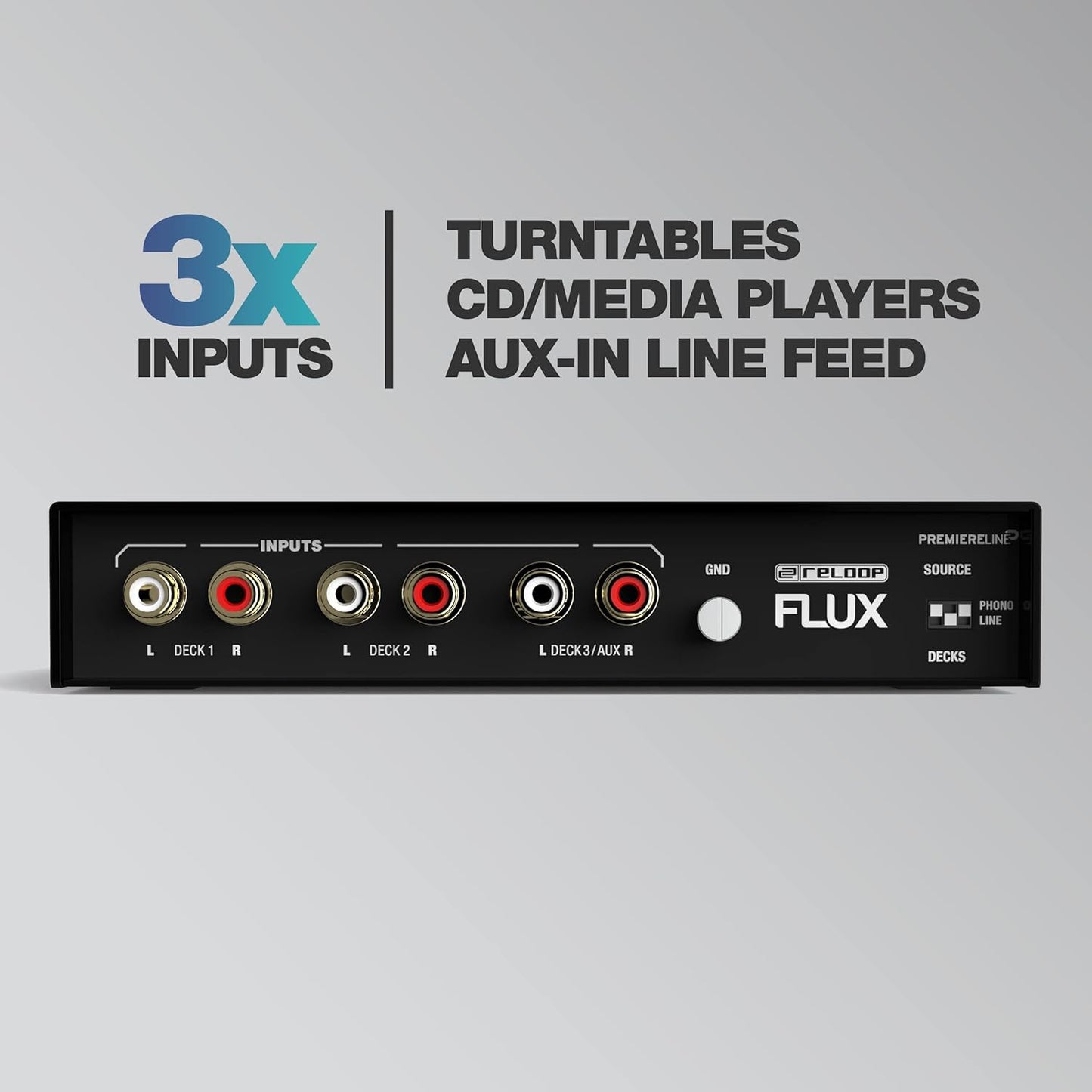 Reloop Flux 3 - Channel 6x6 DVS Interface for Serato DJ Pro - electronicsexpo.com - Studio + Recording