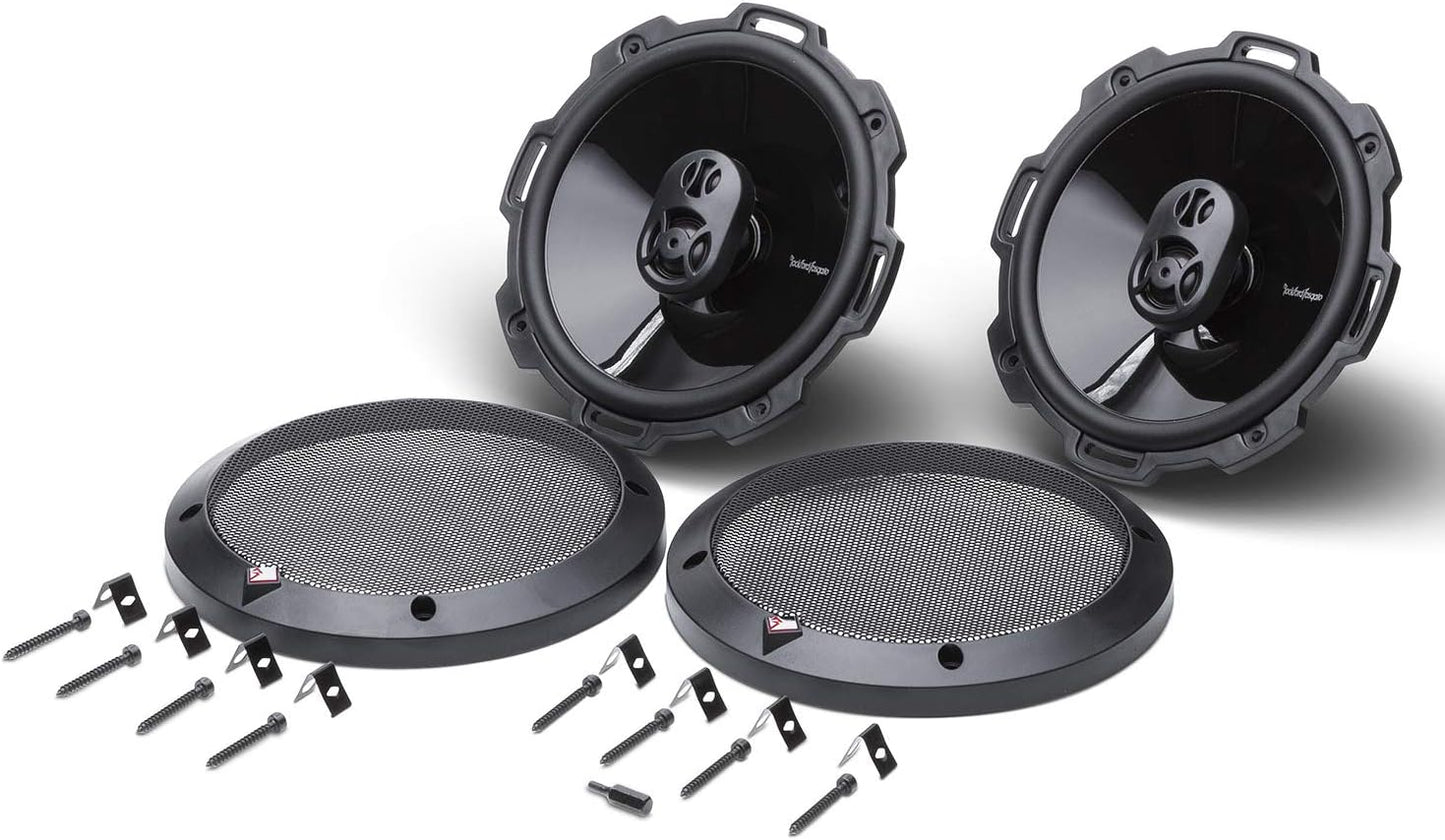 Rockford Fosgate P1675 Punch Series 6 - 3/4" 3 - Way Car Speakers (Pair) - electronicsexpo.com - Car Speakers