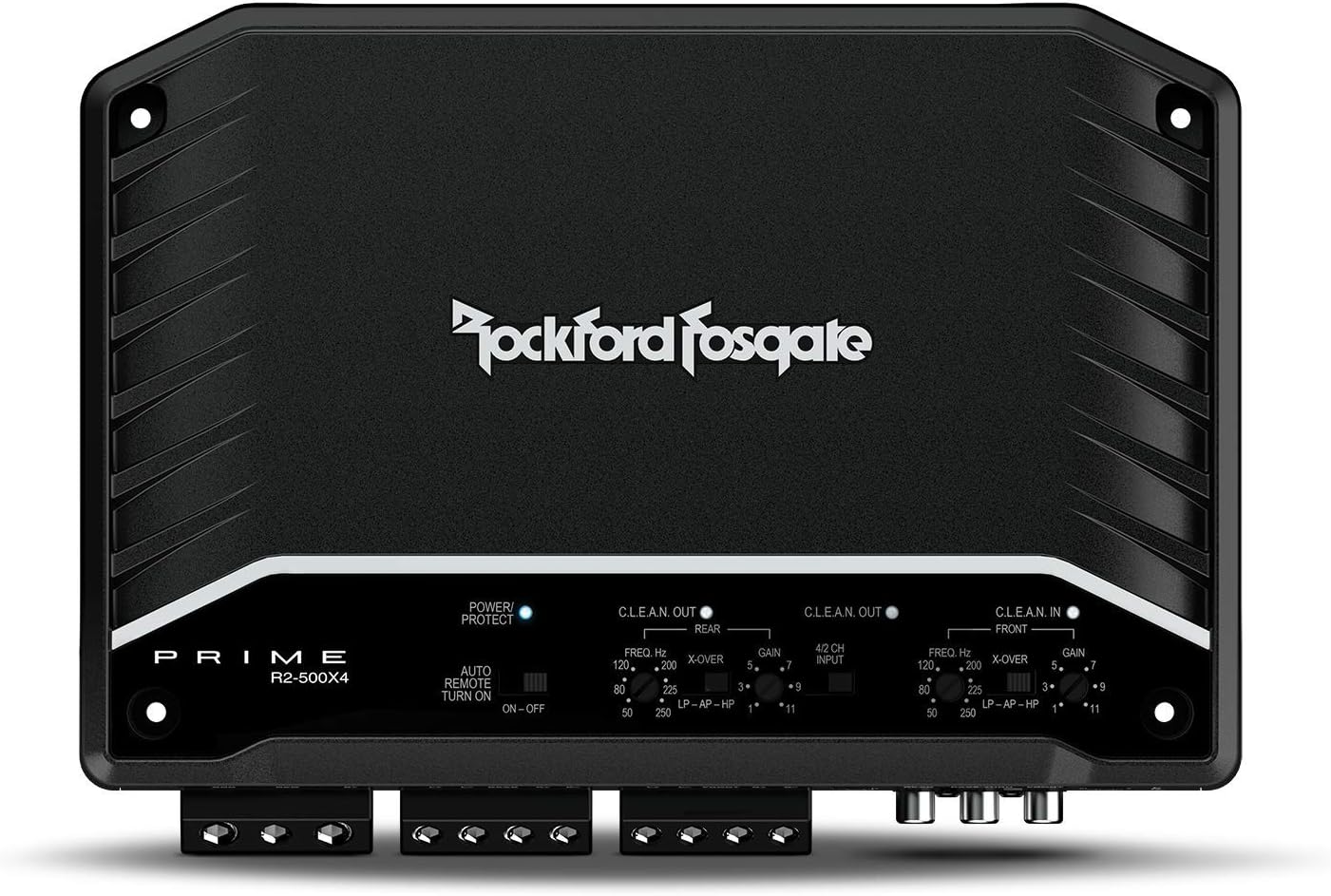 Rockford Fosgate R2 - 500X4 Prime 500 - Watt 4 - Channel Amplifier - electronicsexpo.com - Car Amplifiers + Equalizers