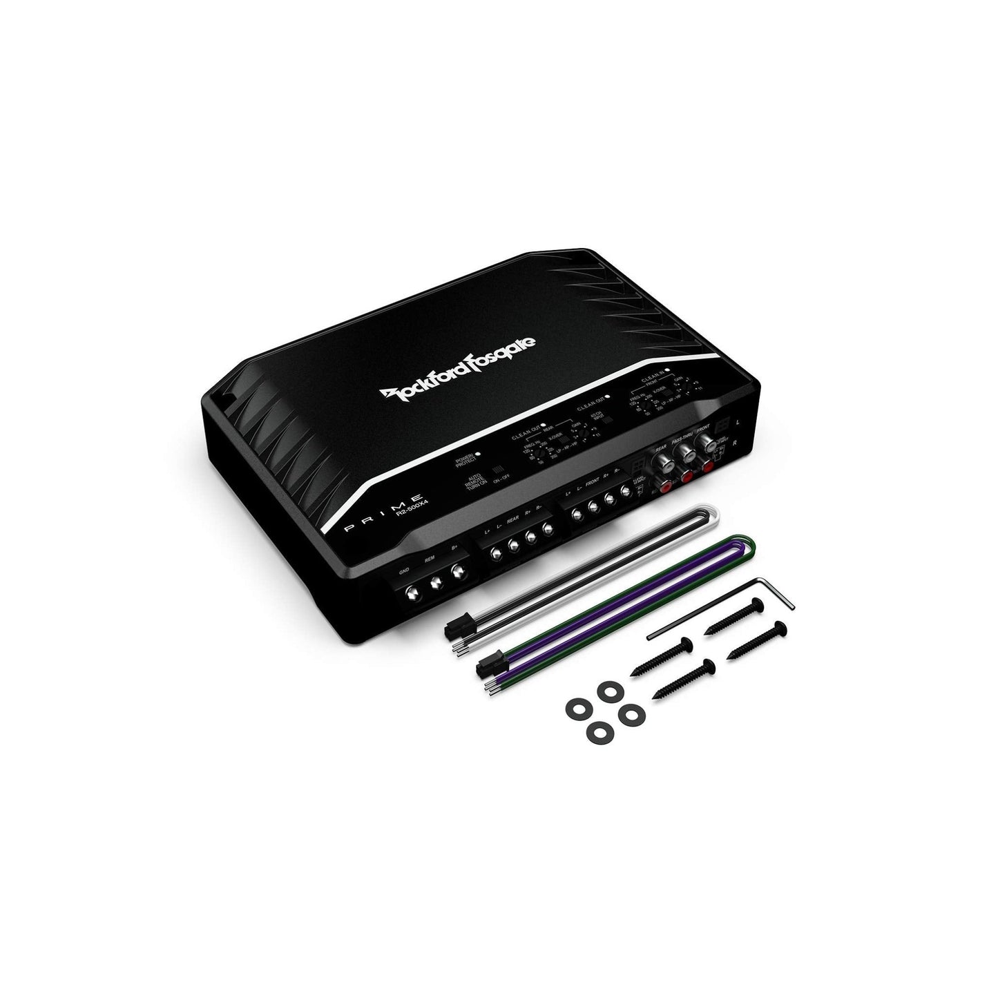Rockford Fosgate R2 - 500X4 Prime 500 - Watt 4 - Channel Amplifier - electronicsexpo.com - Car Amplifiers + Equalizers