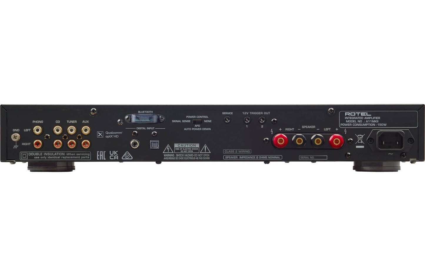 Rotel A11MKII Stereo Integrated Amplifier with Bluetooth - electronicsexpo.com - Integrated Amplifiers